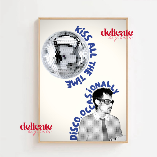 Kiss All The Time. Disco, Occasionally Retro Print