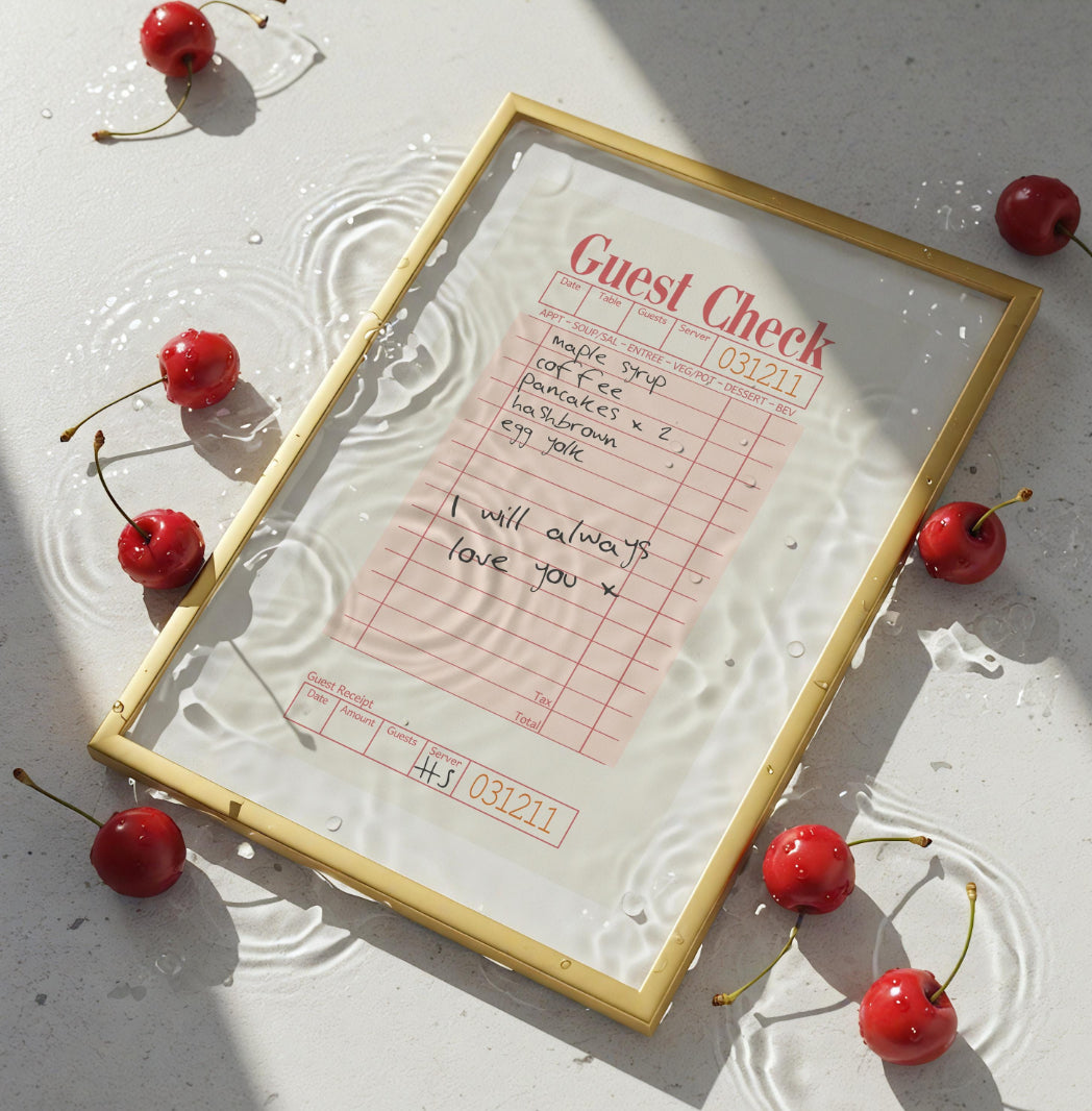 Keep Driving Harry Styles Handwriting Lyric Print
