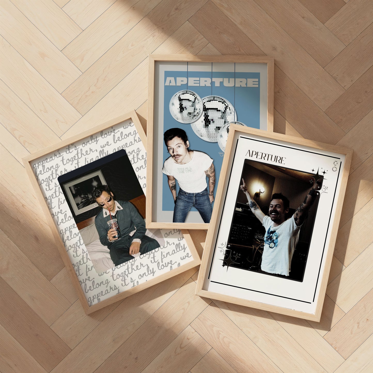 Aperture Lyric Harry Styles Collection Set of 3 Print