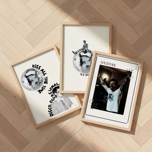 Aperture Trio Black & White Harry Styles Collection Set of 3 Print